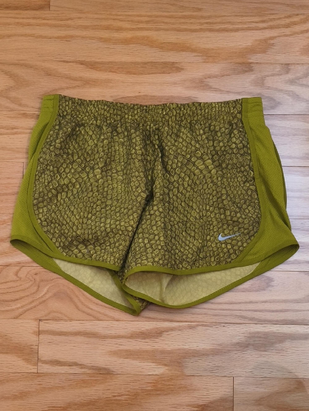 Nike Olive Green Athletic Running Shorts Size M EUC